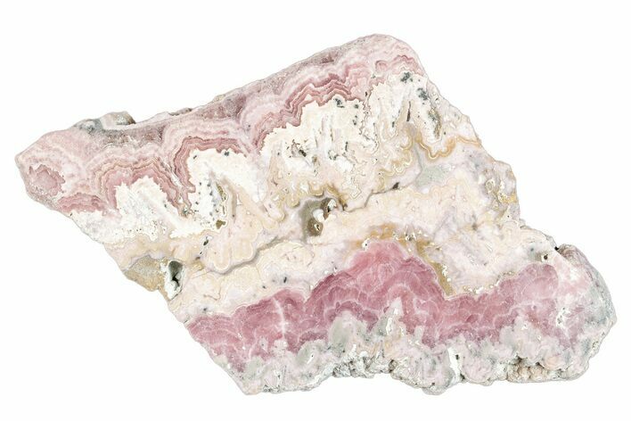 Polished Banded Rhodochrosite Slab - Argentina #264690